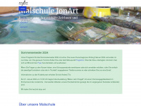 jonart-malschule.de Webseite Vorschau