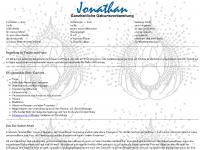 jonathan-geburtsvorbereitung.de Webseite Vorschau