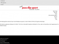 joos-top-sport.ch Webseite Vorschau