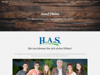 josef-heim.at Webseite Vorschau