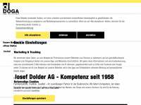 josefdolder.ch Webseite Vorschau