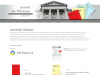 journal-des-tribunaux.ch Webseite Vorschau