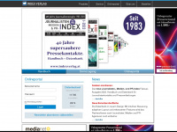 journalistenindex.at Webseite Vorschau