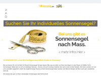 sonnensegel.com Webseite Vorschau