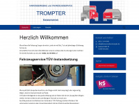 karosseriebau-trompter.de Webseite Vorschau