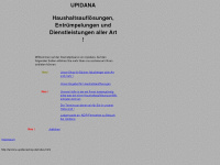upidana.de Webseite Vorschau