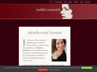 judith-gennrich.de Webseite Vorschau