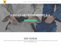 judo-herrenberg.de Webseite Vorschau