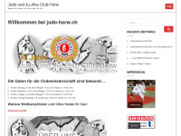 judo-horw.ch Webseite Vorschau