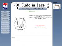 judo-lage.de Webseite Vorschau