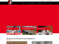 judo-petersberg.de Webseite Vorschau