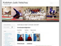judo-vetschau.de Webseite Vorschau