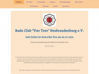 judoclub-viertore.de Webseite Vorschau
