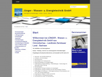 juenger-energietechnik.de Webseite Vorschau