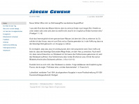 juergen-gewehr.de Webseite Vorschau