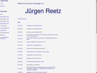 juergen-reetz.de Webseite Vorschau