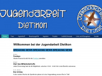 jugend-dietikon.ch Webseite Vorschau