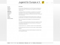 jugend-fuer-europa.de Webseite Vorschau