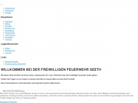 jugendfeuerwehr-seeth.de Webseite Vorschau