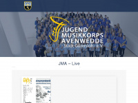 jugendmusikkorps-avenwedde.de Webseite Vorschau