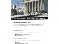 jugendparlament8.at Webseite Vorschau