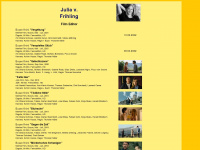 julia-frihling.de Webseite Vorschau