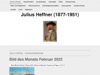 julius-heffner.de Webseite Vorschau
