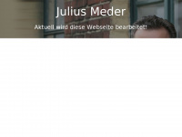 julius-meder.de Webseite Vorschau
