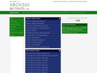 xbox360cheats.com Webseite Vorschau
