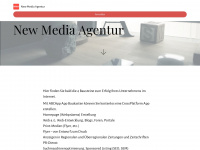 newmediaagentur.com Webseite Vorschau