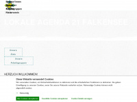 agenda21-falkensee.de Webseite Vorschau