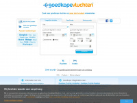goedkopevluchten.nl Webseite Vorschau