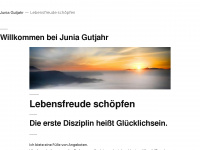 junia-gutjahr.de Webseite Vorschau