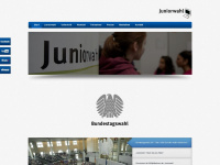 juniorenwahl.de Webseite Vorschau