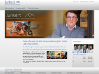 junkert-optometrie.de Webseite Vorschau