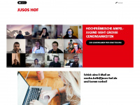 jusos-hof.de Webseite Vorschau