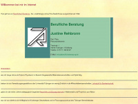 justine-rehbronn.de Webseite Vorschau