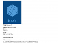 jxe.de Webseite Vorschau