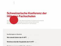 k-hf.ch Webseite Vorschau