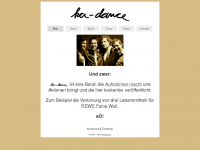 ka-dance.de Webseite Vorschau