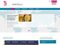 kab-passau.de Webseite Vorschau