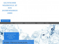 kaeltetechnik-wegerich.de Webseite Vorschau