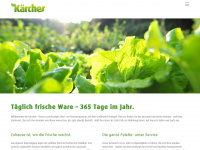 kaercher-fruchtimport.de Webseite Vorschau