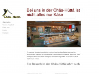 kaese-huette.ch Webseite Vorschau