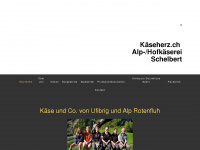 kaeseherz.ch Webseite Vorschau