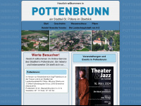 pottenbrunn.at Webseite Vorschau