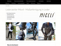 miceli.de Webseite Vorschau