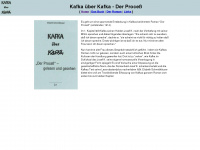kafka-process.de Webseite Vorschau