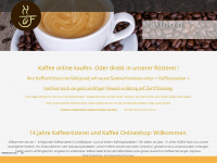kahlgrundkaffee.de Webseite Vorschau