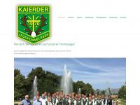 kaierder-jagdhornblaeser.de Webseite Vorschau